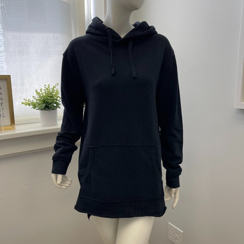 BLACK SWEATSHIRT/HOODIE DRESS SIZE MEDIUM
